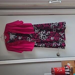 Woman's plus size 2pc dress
